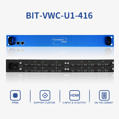 HD HDMI Multi Monitor Video Wall Controller 4x4 2x2 3x3 2x4 BIT-MSE-U1-416