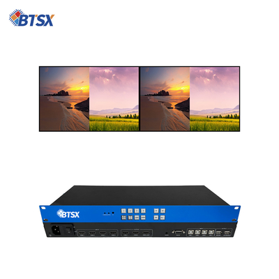 Processador multi-visor profissional 4K60 KVM com suporte HDMI 2.0 - BIT-MV-U1-MD403