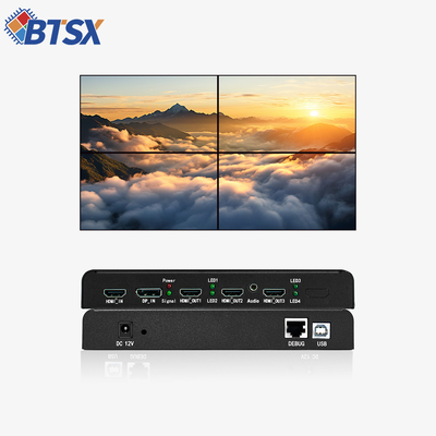 1x3 1x2 Controlador de Multi Display Escrã de empalhe 4K HDMI LED Screen Processador de vídeo