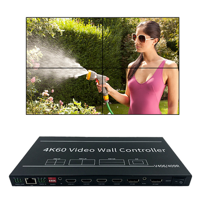 4 em 6 fora 9x2 1x4 1x5 1x6 2x3 3x3 Processador HDMI Splitter Switcher Video Wall Controller