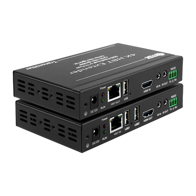 Cat.5 / Cat.6 Vídeo Áudio HDMI Extensor de Fibra 120M Transmissor e Receptor 4k