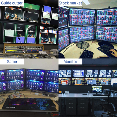 Opções de controle RS232 8 Controlador de exibição de tela múltipla de entrada HDMI para comutação de vídeo sem esforço e design amigável para o usuário