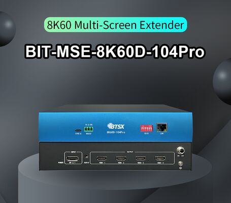 BIT-MSE-8K60D-104Pro 8K60 DP Input 4K60 HDMI Output Controller de parede de vídeo de grau industrial Processador de tela múltipla