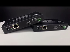Saída de fábrica 30M 70M 4K Poe Input Single Cat5 Video TV HDMI Port Monitor Extender Adaptador